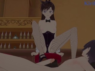 Ran Mouri (Bunny Girl) and I have intense sex in the casino. - Detective Conan Hentai