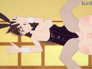 Ran Mouri (Bunny Girl) and I have intense sex in the casino. - Detective Conan Hentai