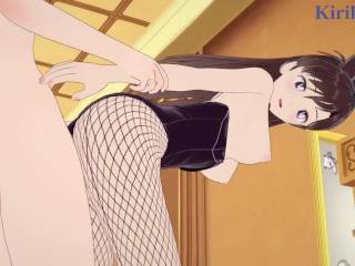 Ran Mouri (Bunny Girl) and I have intense sex in the casino. - Detective Conan Hentai