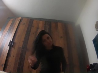 MilfyCalla -Workout Clothes Try On with pee fetish 159