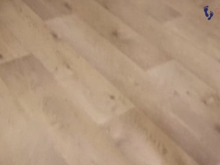 Your sexy Ukrainian housemaid (sexy feet, foot tease, czech soles, foot worship POV, high arches)