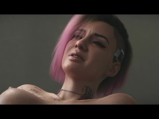 Cyberpunk 2077 Judy Alvarez - Blowjob / Fingering / Sex / Creampie by Rash Nemain