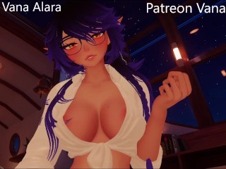 Stealth draining a twink on call with husband