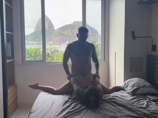 Penetrating very slowly the pussy and ass of the tourist from Rio de Janeiro 🤤