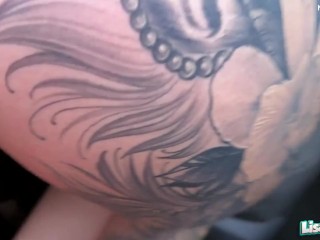 Big tits amateur gets fucked hard at the back seat - MyDirtyHobby German amateur sex