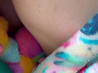 Clit suction licking toy makes my hairy pussy gush, I’m so wet for you