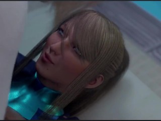 Big Thicc Breast Futa Power Girl Rides Huge Cock Futa Samus’s Cock