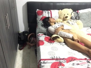 I dildo my pussy thinking about my lover at my husband's house