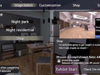 Seleka-san who Exposes unnoticed with Naked Coat - Speedrun FAIL