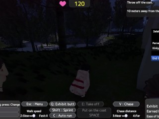 Seleka-san who Exposes unnoticed with Naked Coat - Speedrun FAIL