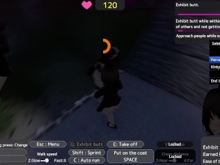 Seleka-san who Exposes unnoticed with Naked Coat - Speedrun FAIL