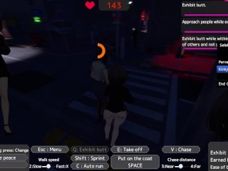 Seleka-san who Exposes unnoticed with Naked Coat - Speedrun FAIL