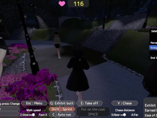 Seleka-san who Exposes unnoticed with Naked Coat - Speedrun FAIL