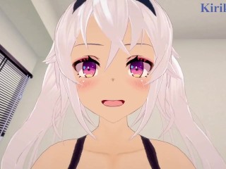 Matsukai Mao and I have intense sex in the bedroom. - Nijisanji VTuber POV Hentai (No sound)