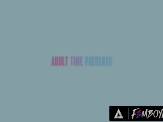 FEMBOYISH - Straight Stud Nate Rose Swaps Fem Twink Foxy Alex’s Toy For Throbbing Cock In Wild Fuck