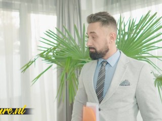 Kinky German Wife Kitty Core Gets Passed Around In Gangbang By Three Guys