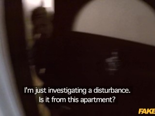 Busty Blonde's Naughty Night with Well-Hung Police Officer - Fake Cop