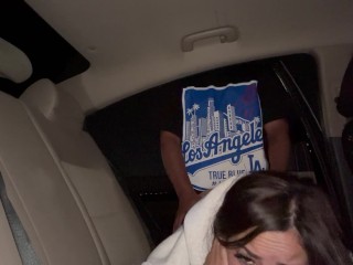 A quickie in the backseat