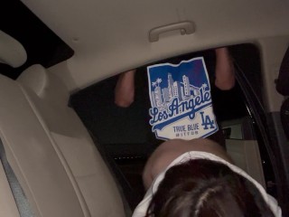 A quickie in the backseat