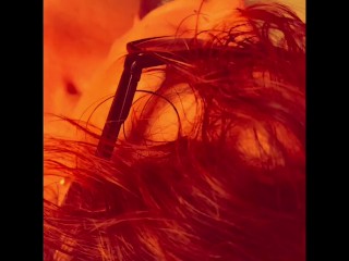 Naughty slut chokes on her words