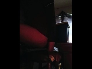 Just the tip with diy sex toys. Creampie makes me moan.