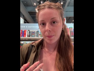 Trying Not To Cum In The Bookstore While Hunting For Smut 💦😈