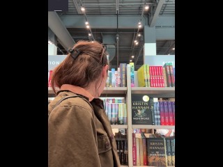 Trying Not To Cum In The Bookstore While Hunting For Smut 💦😈