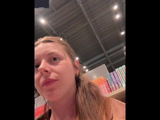 Trying Not To Cum In The Bookstore While Hunting For Smut 💦😈