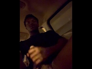 Homeless man strokes his cock the good way