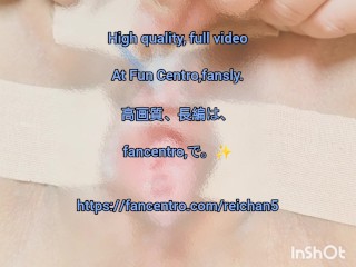 I played with the clitoris using suction, electricity, a massager, and more. 😆🌟It's a shame I coul