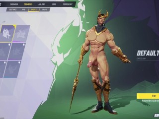 Marvel Rivals Nude Loki Costume Showcase
