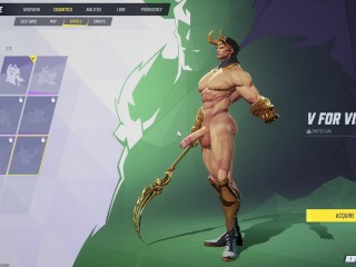 Marvel Rivals Nude Loki Costume Showcase