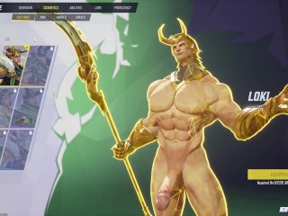 Marvel Rivals Nude Loki Costume Showcase