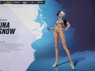 Marvel Rivals Nude Luna Snow Costumes Showcase