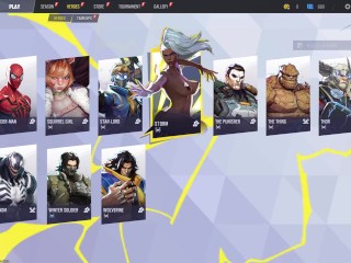 Marvel Rivals Nude Storm Costumes Showcase