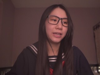 Unfaithful Adulterous Sluts - Nerdy Japanese Schoolgirl Study Session ASMR