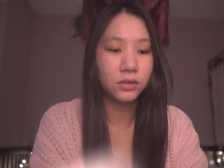 Cute Asian Girl Kitty Cat Cosplay ASMR - read with me onii-chan! - Ezra 9-10