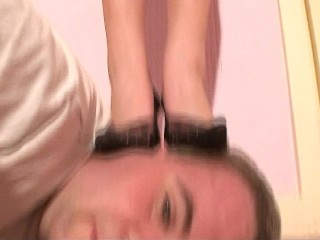 Lots Of Heels Trampling Sophie Model Poses & Dancing