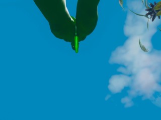 HULK SMASHES SQUIRREL GIRLS PUSSY IN THE BEACH