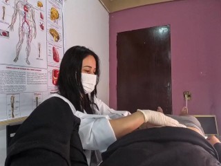unexpected erection in front of the nurse