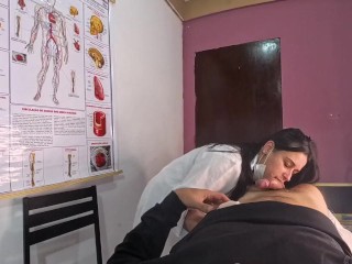 unexpected erection in front of the nurse