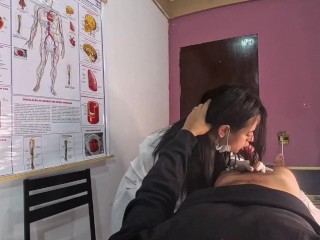 unexpected erection in front of the nurse