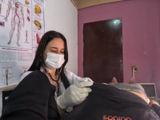 unexpected erection in front of the nurse