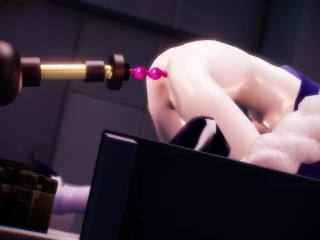 RWBY - Weiss Machine Anal Pleasure