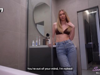 ‘JUST RUBBING?’ LOL – Step SISTER Ends Up Begging for Stepbro’s CUM IN Her PUSSY!