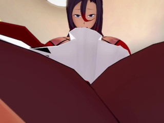 POV Hentai Footjob from Sylvia from Konosuba