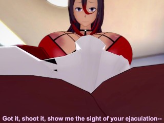 POV Hentai Footjob from Sylvia from Konosuba