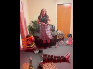 I Like To Rope My Bottom Bitch Slaves Up While I Drink And Make Them Take My Farts!