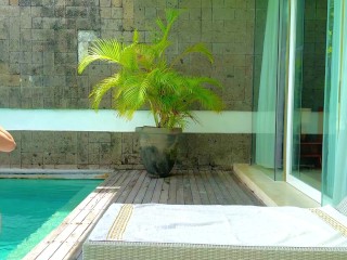 Tanned Temptation: Seduced, Carried & Filled in Bright Poolside Sunlight 🤫☀️💦