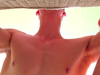 Tanned Temptation: Seduced, Carried & Filled in Bright Poolside Sunlight 🤫☀️💦